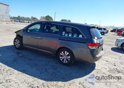 2015 Honda Odyssey Ex-L из США, поврежденный, VIN 5FNRL5H61FB017825